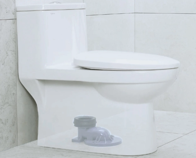 Bàn cầu một khối 2 nút nhấn nắp êm màu trắng MK2 (kèm xịt VG826) VIG